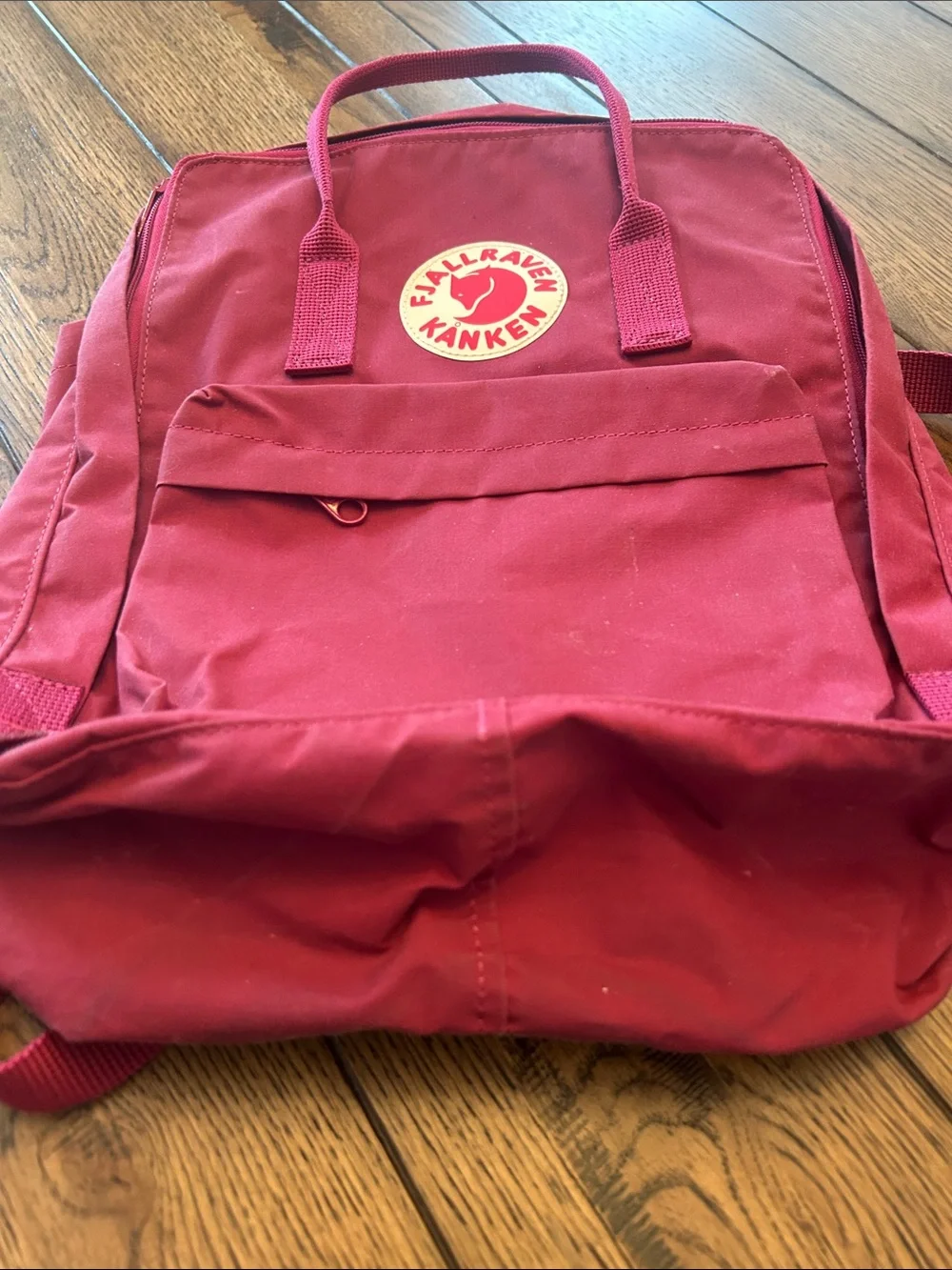 Fjallraven Kanken Backpack in Deep Raspberry